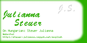 julianna steuer business card